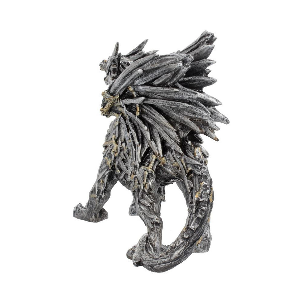 Swordwing Silver Dragon Sword Blade Figurine U4528N9