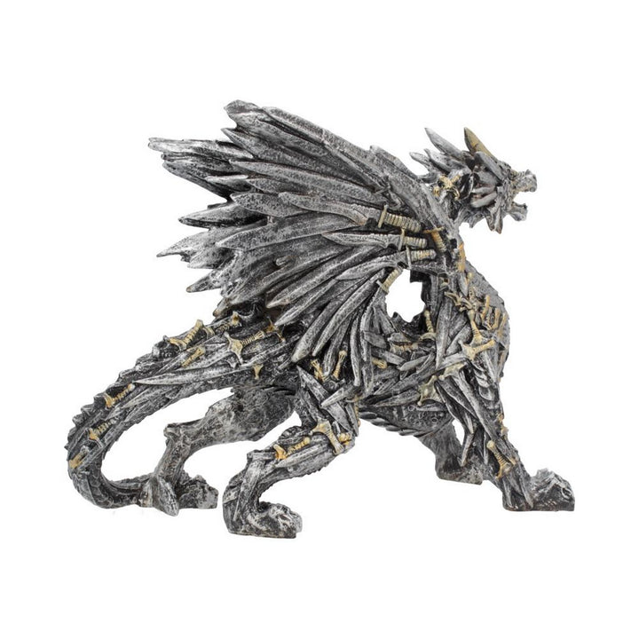 Swordwing Silver Dragon Sword Blade Figurine U4528N9
