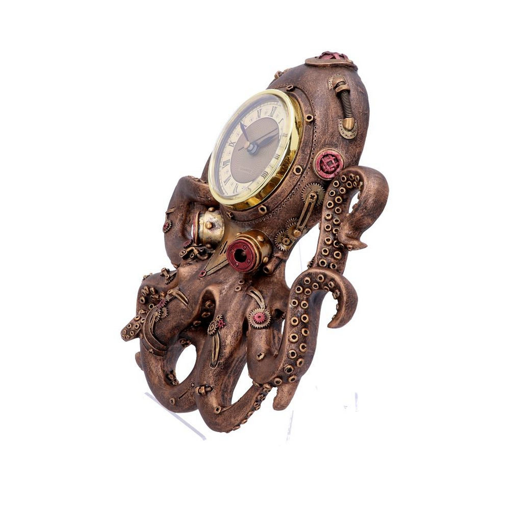 Octoclock Steampunk Octopus Squid Wall Clock U4765P9