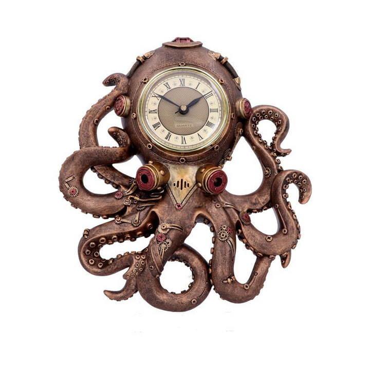 Octoclock Steampunk Octopus Squid Wall Clock U4765P9