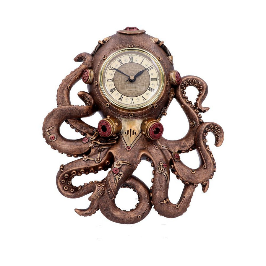 Octoclock Steampunk Octopus Squid Wall Clock U4765P9