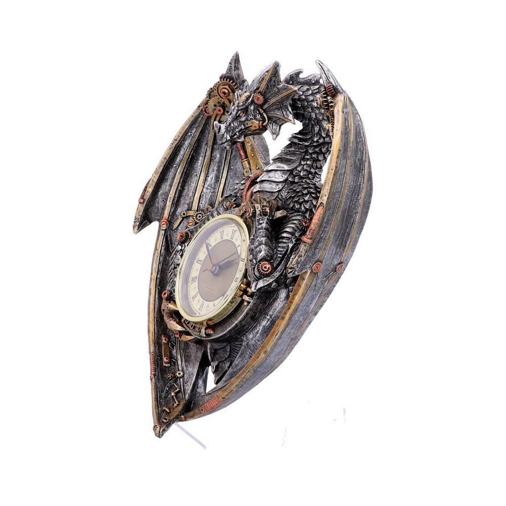 Dracus Horologium Steampunk Dragon Wall Clock U4770P9