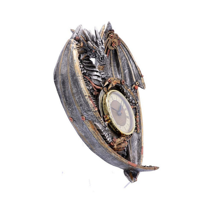 Dracus Horologium Steampunk Dragon Wall Clock U4770P9