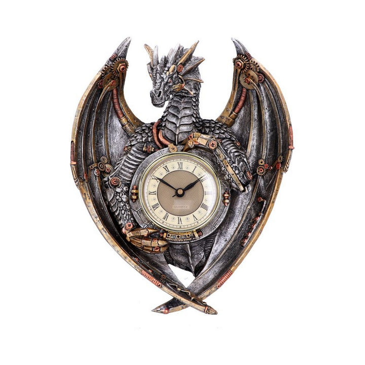 Dracus Horologium Steampunk Dragon Wall Clock U4770P9