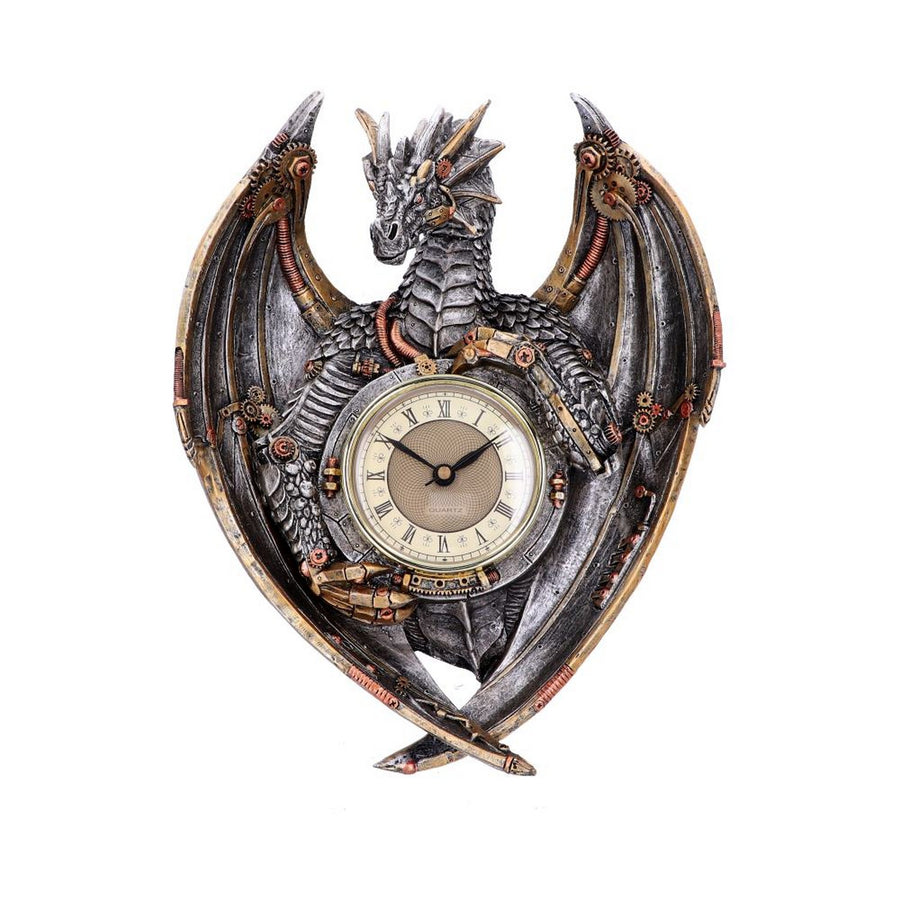 Dracus Horologium Steampunk Dragon Wall Clock U4770P9