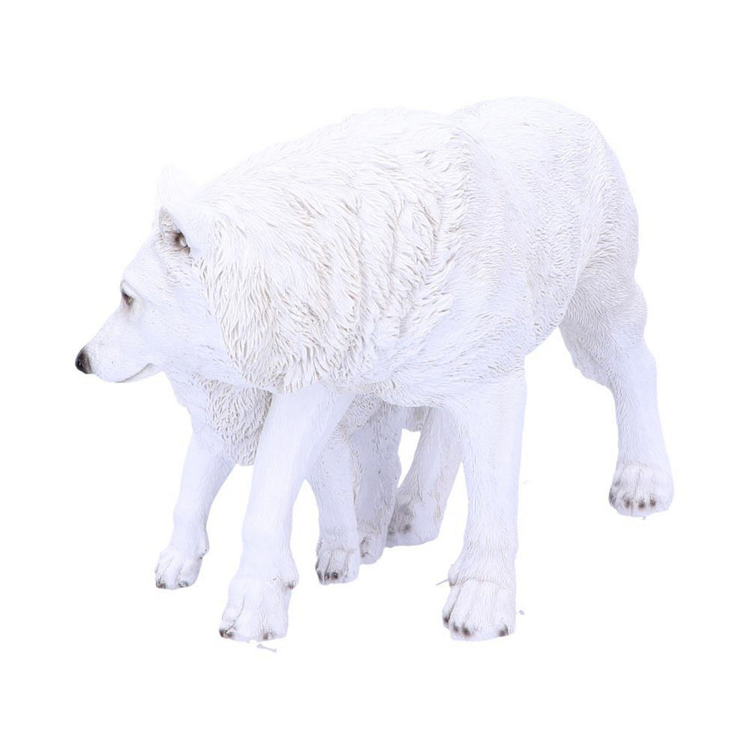 Winter Offspring Mother and Wolf Pup Ornament U4774P9