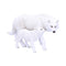 Winter Offspring Mother and Wolf Pup Ornament U4774P9