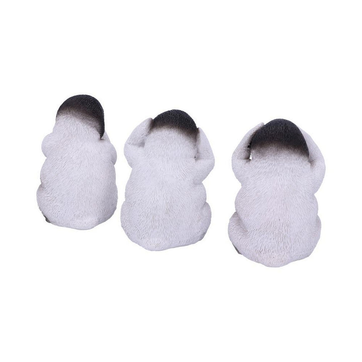 See No, Hear No, Speak No Evil Emperor Penguin Chick Figurines U4921R0