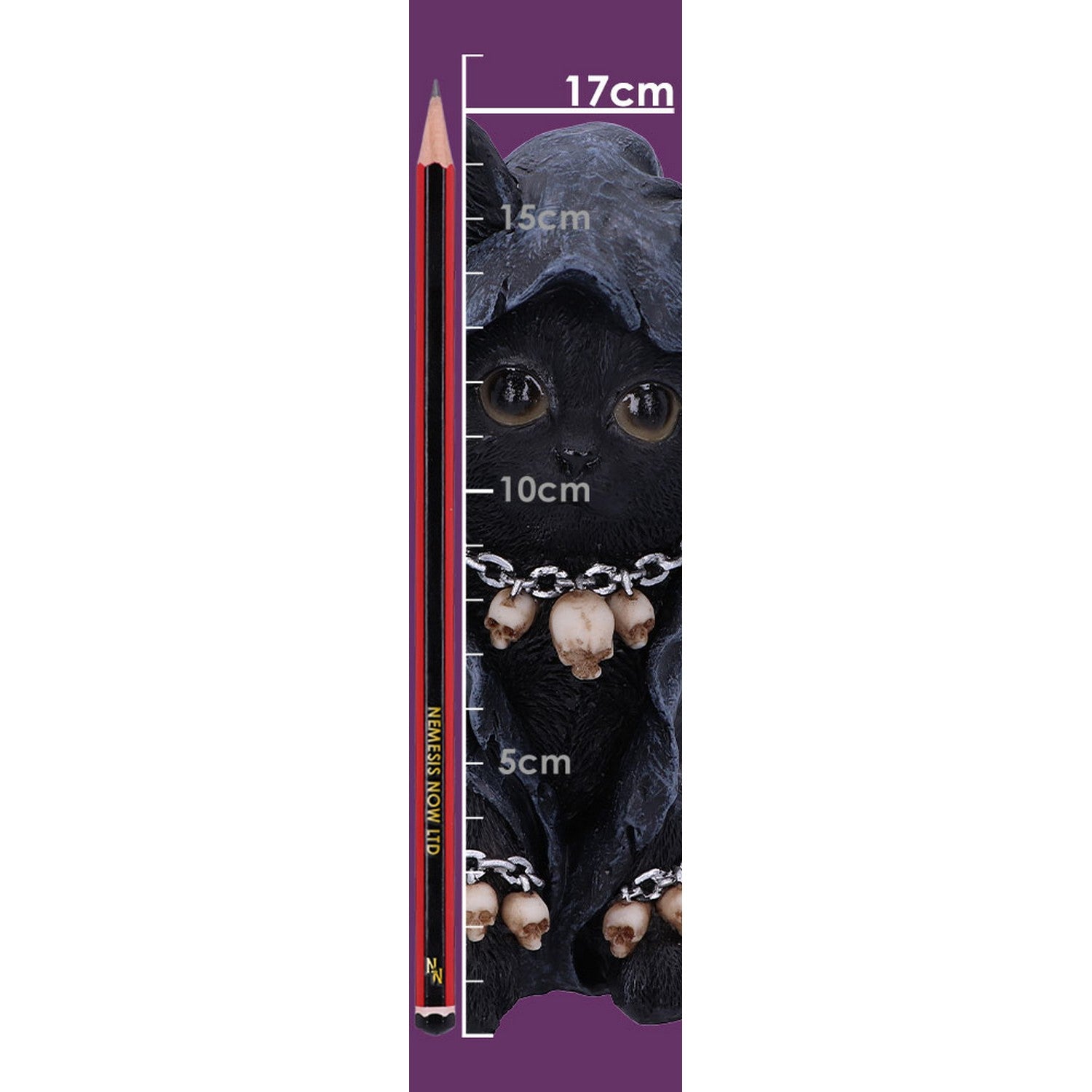 Reapers Feline Cloaked Grim Reaper Cat Figurine U4930R0