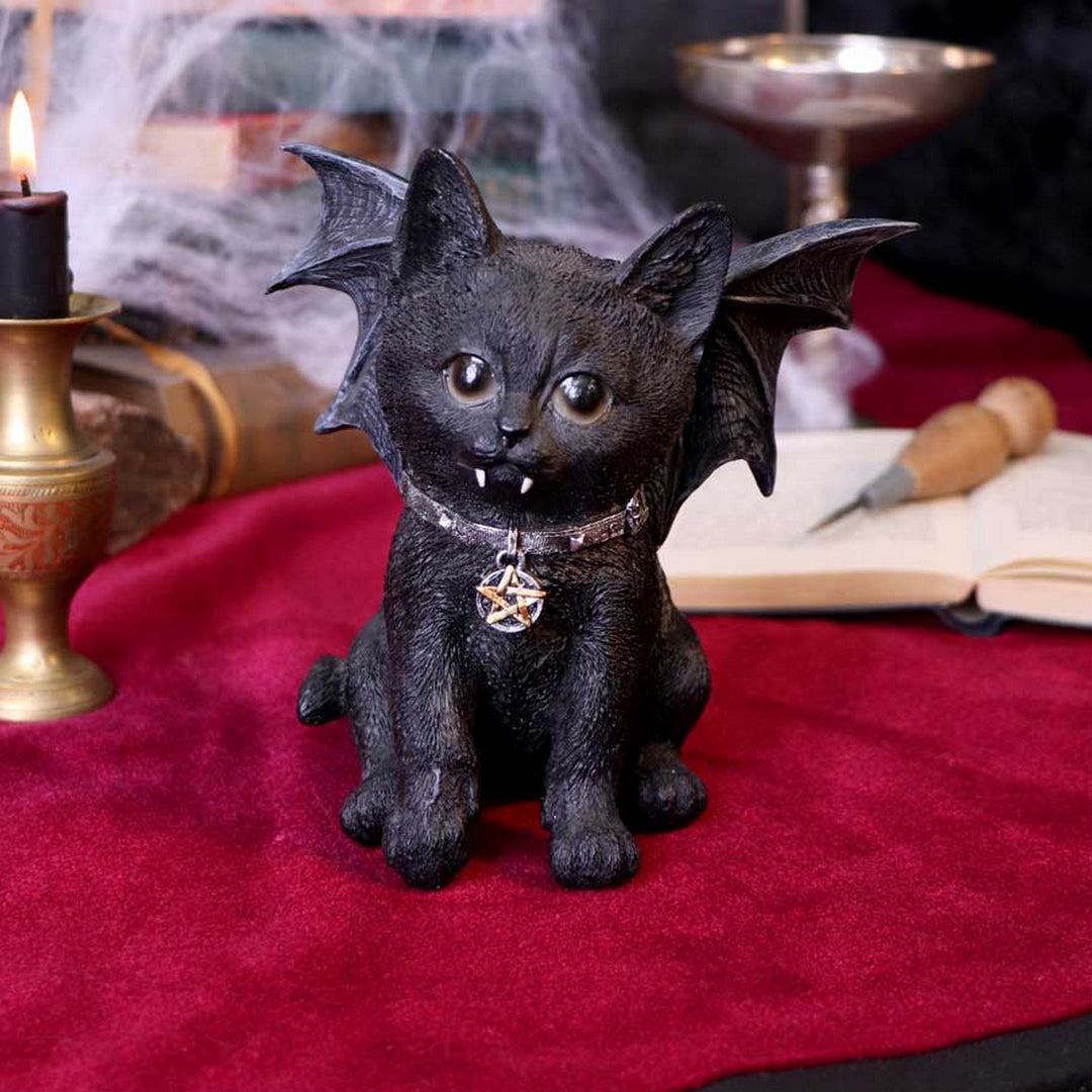 Vampuss 16cm Black Bat Cat Figurine U5420T1