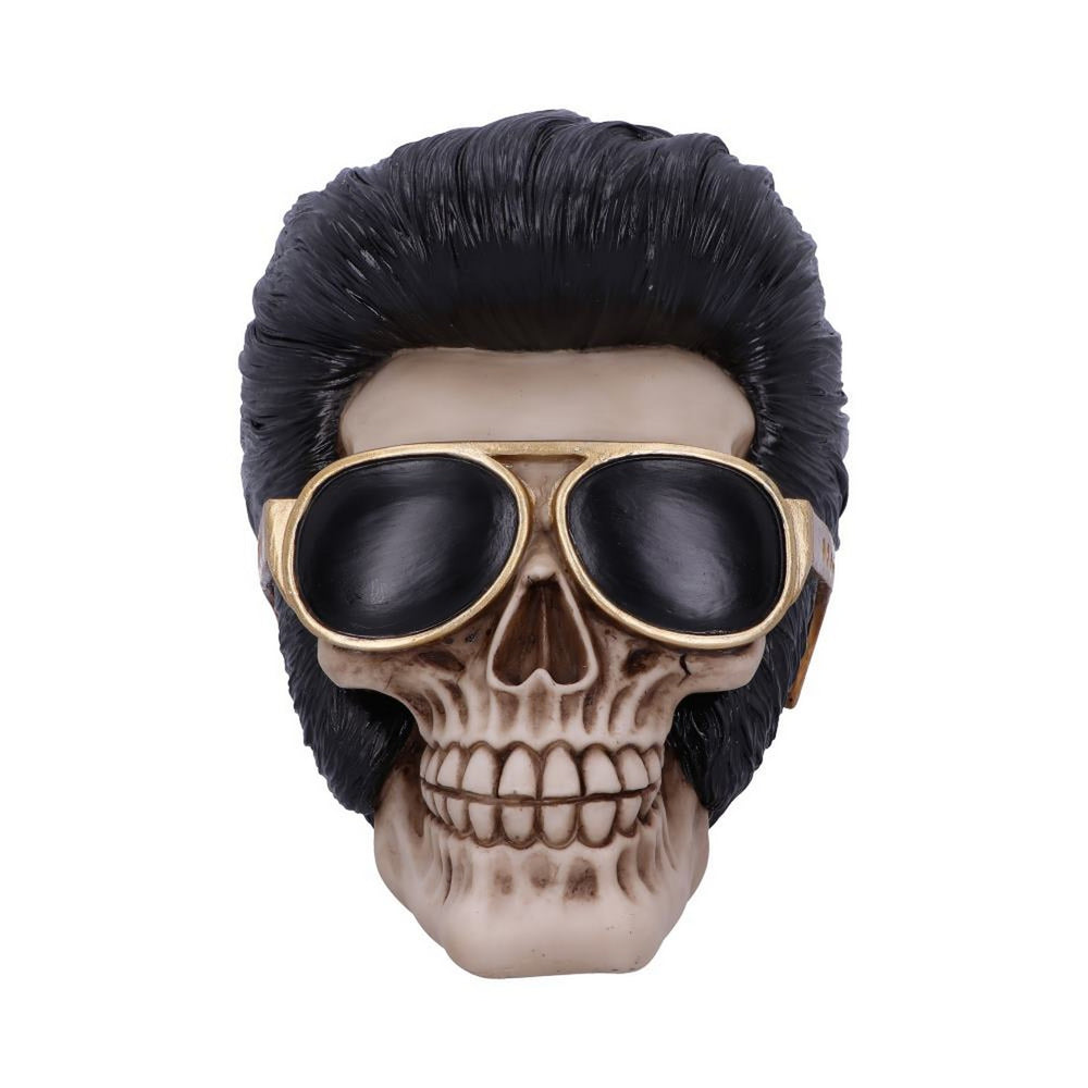 Uh Huh The King Elvis Skull Figurine U5425T1