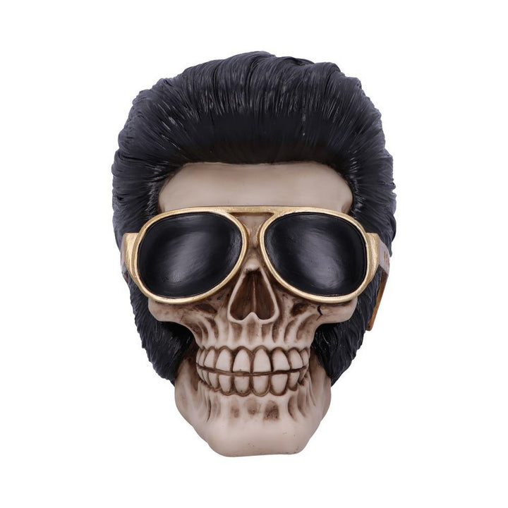 Uh Huh The King Elvis Skull Figurine U5425T1