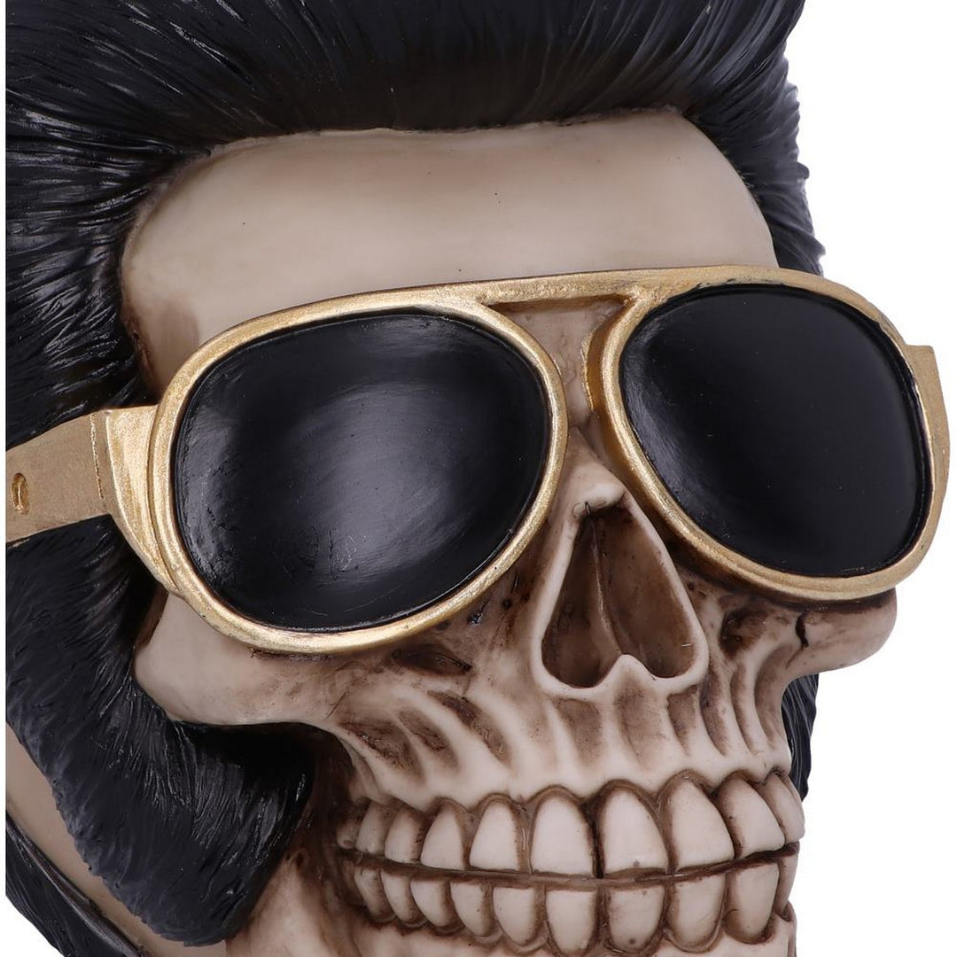 Uh Huh The King Elvis Skull Figurine U5425T1