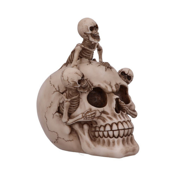 Breaking Free Skeleton Emerging from Skull Ornament 17.7cm U5454T1