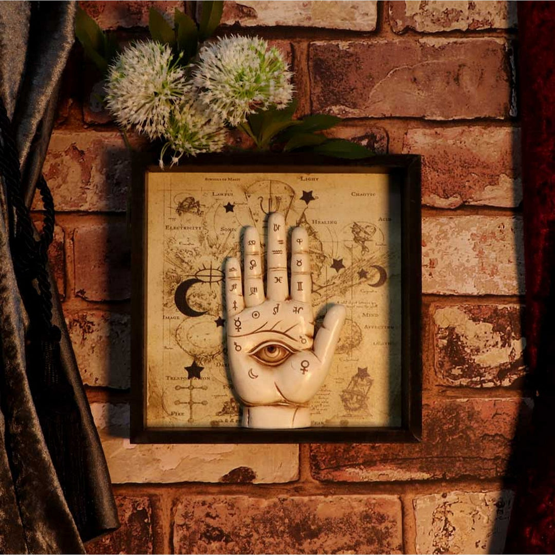 Palmistry Companion Framed Chiromancy Wall Mounted Art U5464T1