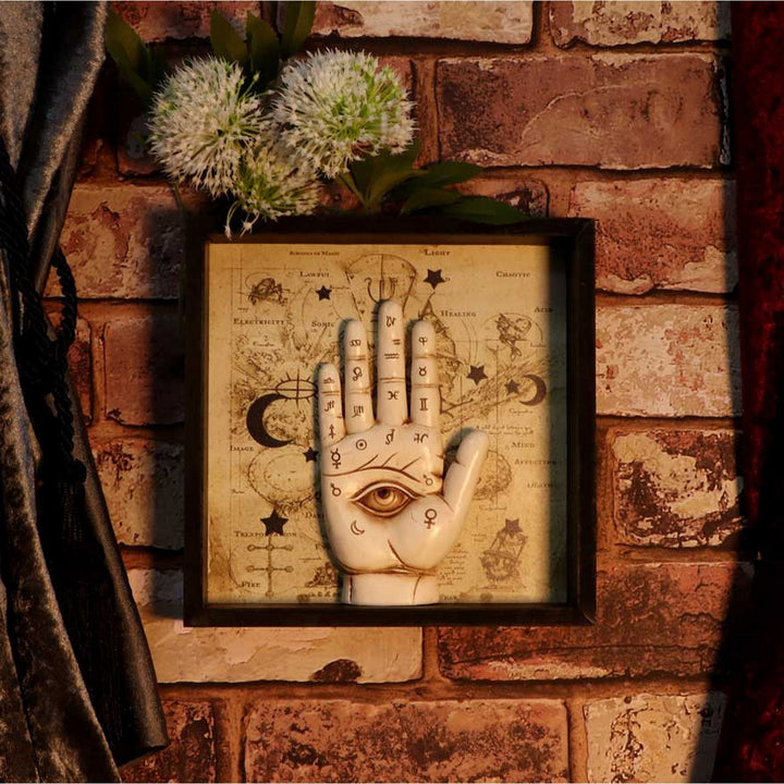 Palmistry Companion Framed Chiromancy Wall Mounted Art U5464T1