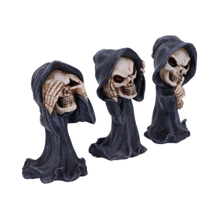 Three Wise Reapers 11cm See No Hear No Speak No Evil Cartoon Grim Reapers U5474T1