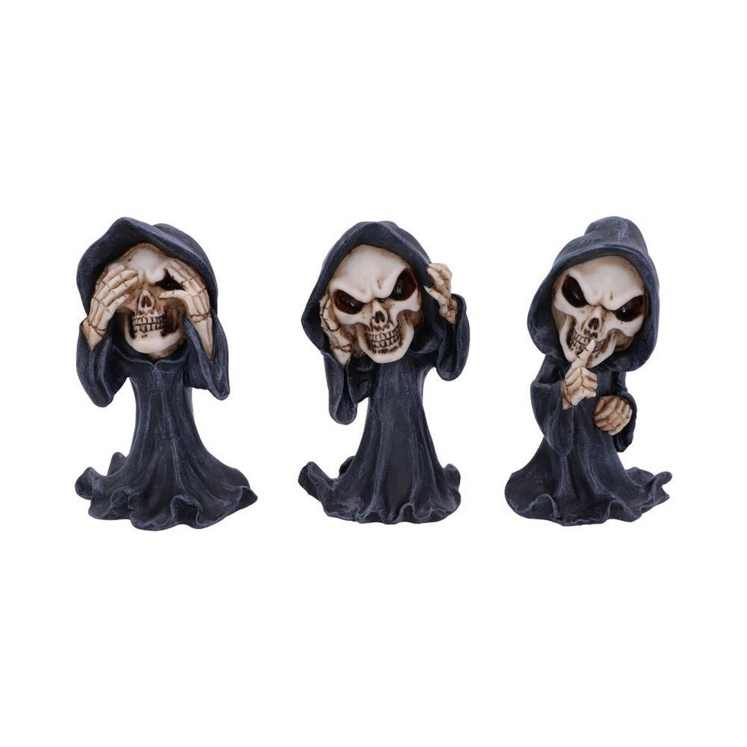 Three Wise Reapers 11cm See No Hear No Speak No Evil Cartoon Grim Reapers U5474T1