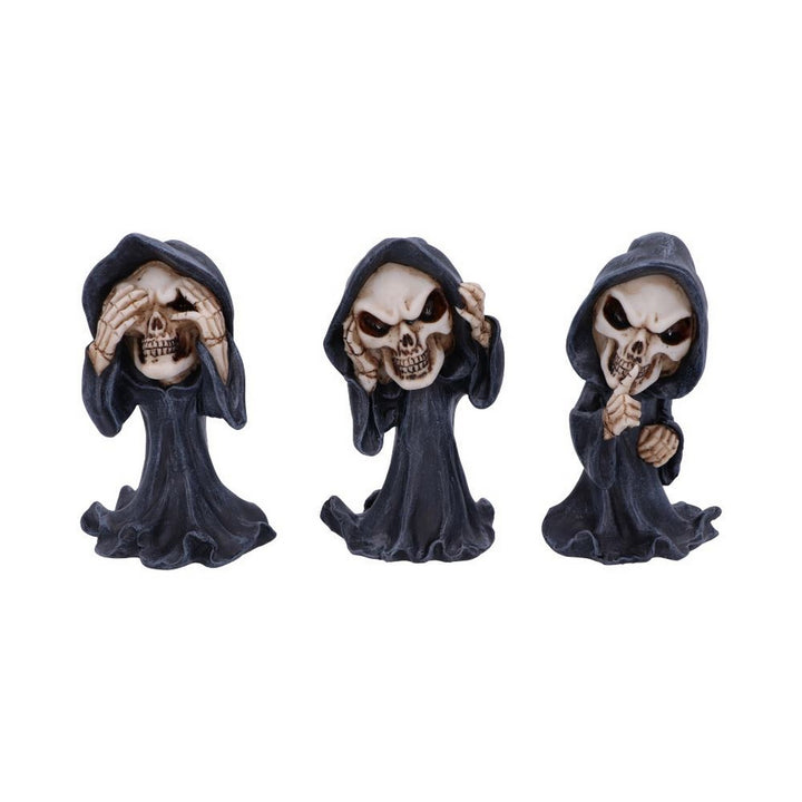 Three Wise Reapers 11cm See No Hear No Speak No Evil Cartoon Grim Reapers U5474T1