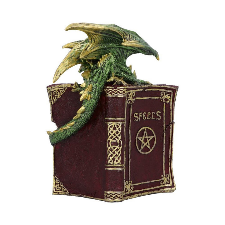 Hoard Finders Dragon with Book Crystal Figurine U5477T1