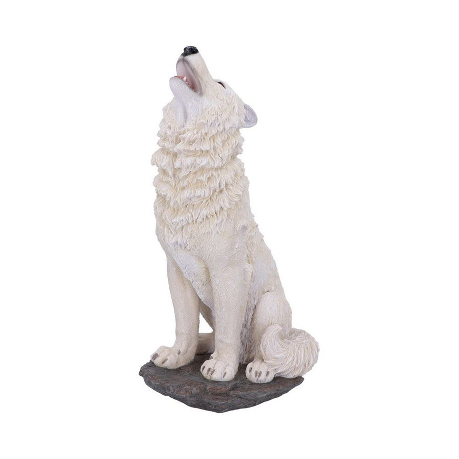 Storms Cry Howling White Wolf Figure 41.5cm U5502T1