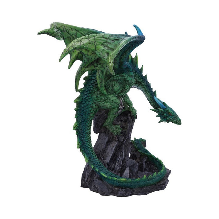 Clifftop Keeper Green Dragon Figurine 21cm U5830U1