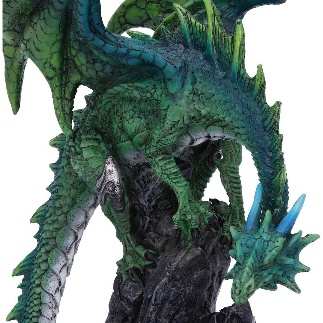 Clifftop Keeper Green Dragon Figurine 21cm U5830U1