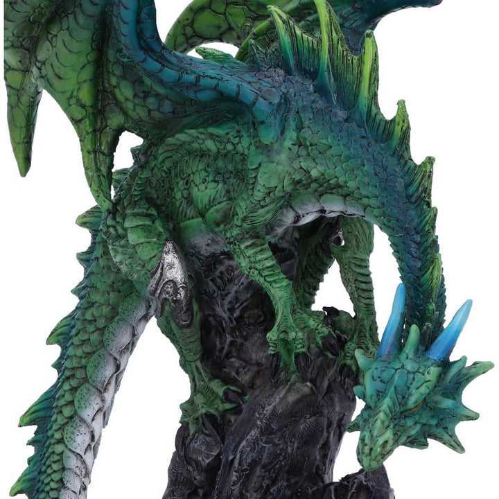 Clifftop Keeper Green Dragon Figurine 21cm U5830U1