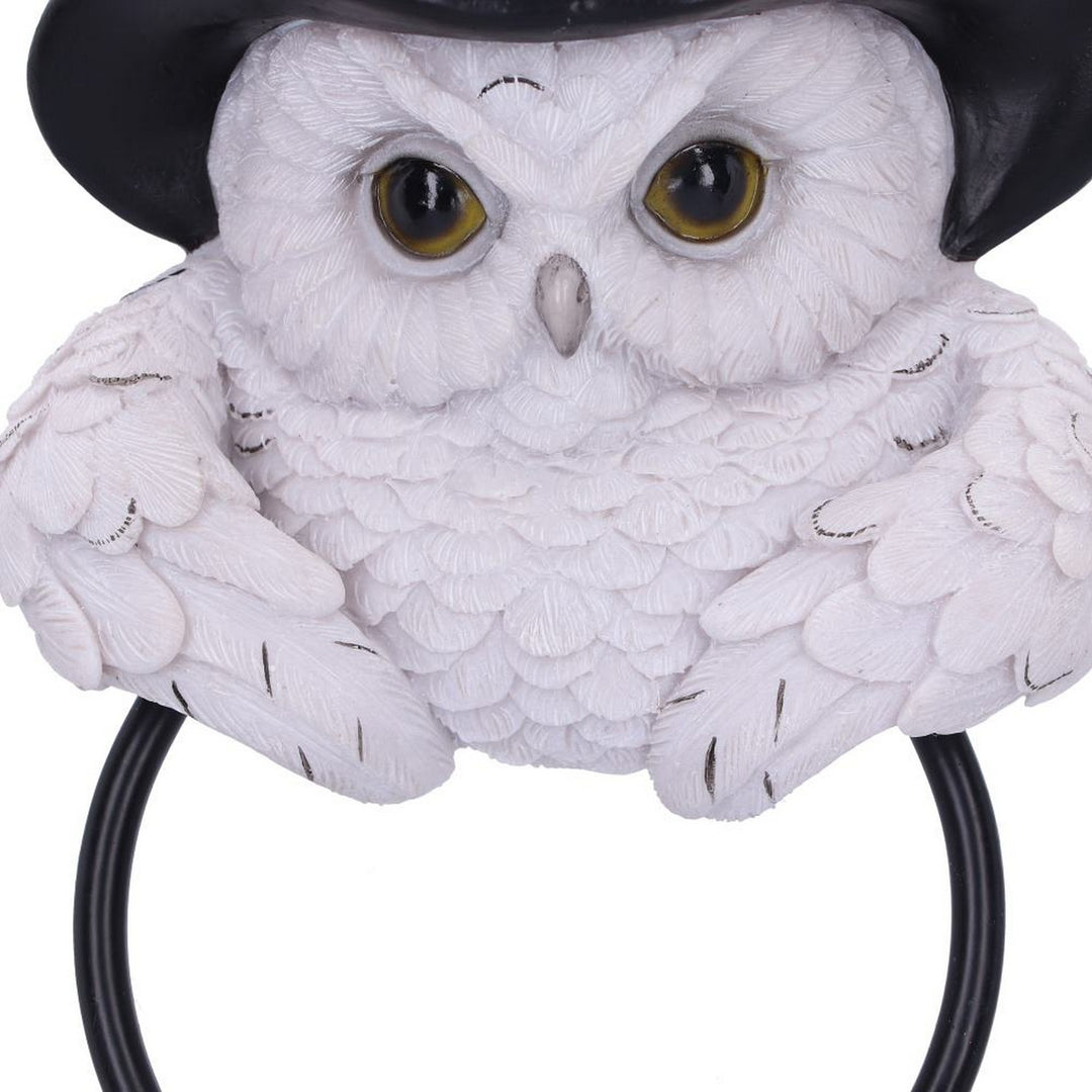 Snowy Owl Magic Door Knocker 21cm U6130W2