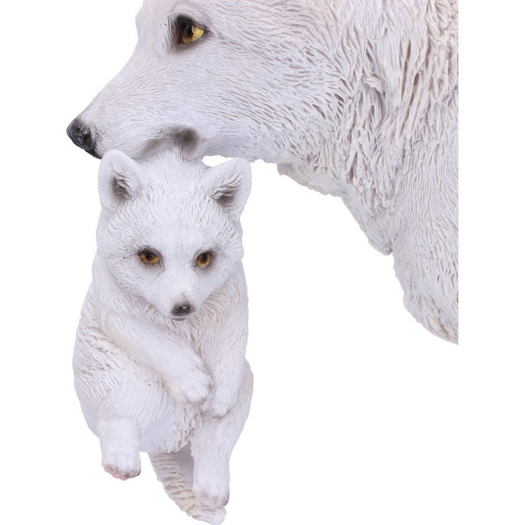 Winter Bond Mother Wolf and Pup Figurine 30cm U6131W2