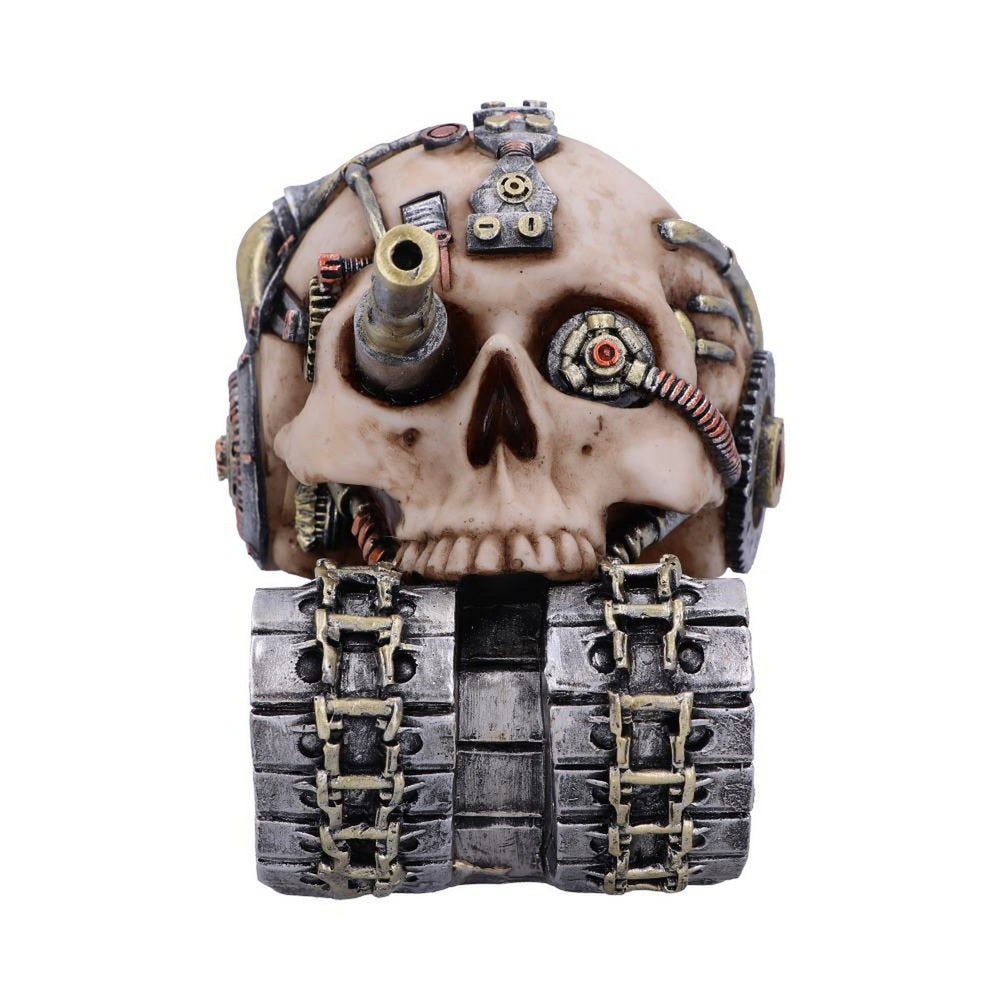 Techno Tank Steampunk Skull 16cm U6137W2