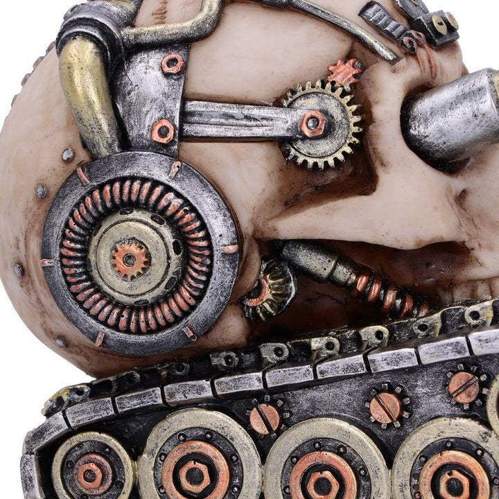 Techno Tank Steampunk Skull 16cm U6137W2