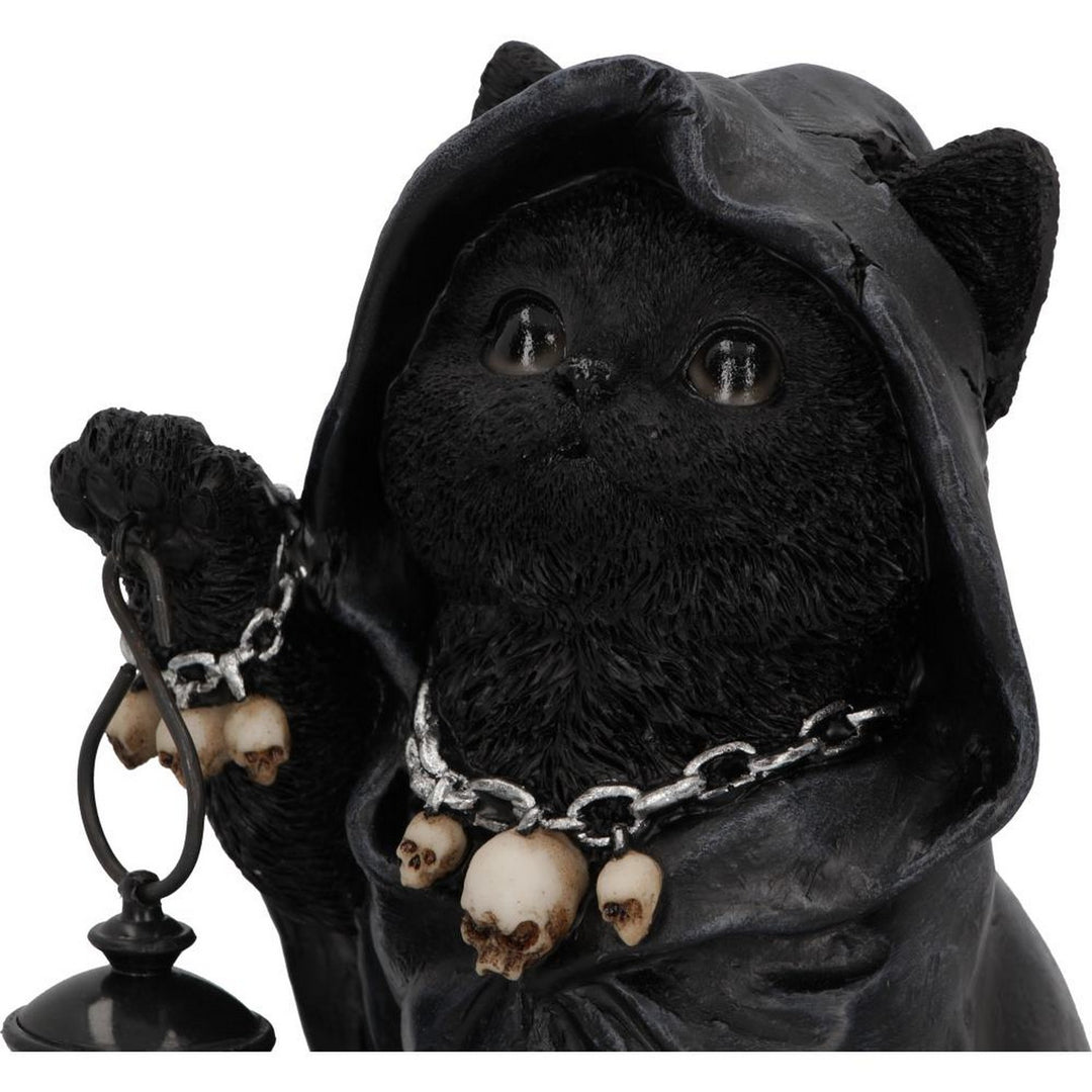 Reapers Feline Lantern Grim Reaper Cat Figurine 18.5cm U6172W2