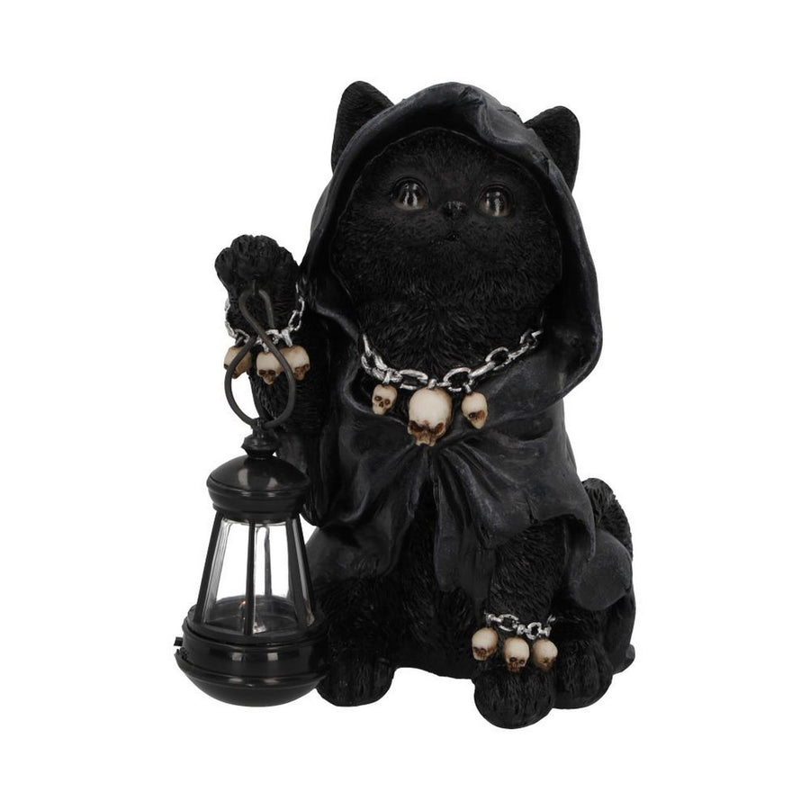 Reapers Feline Lantern Grim Reaper Cat Figurine 18.5cm U6172W2