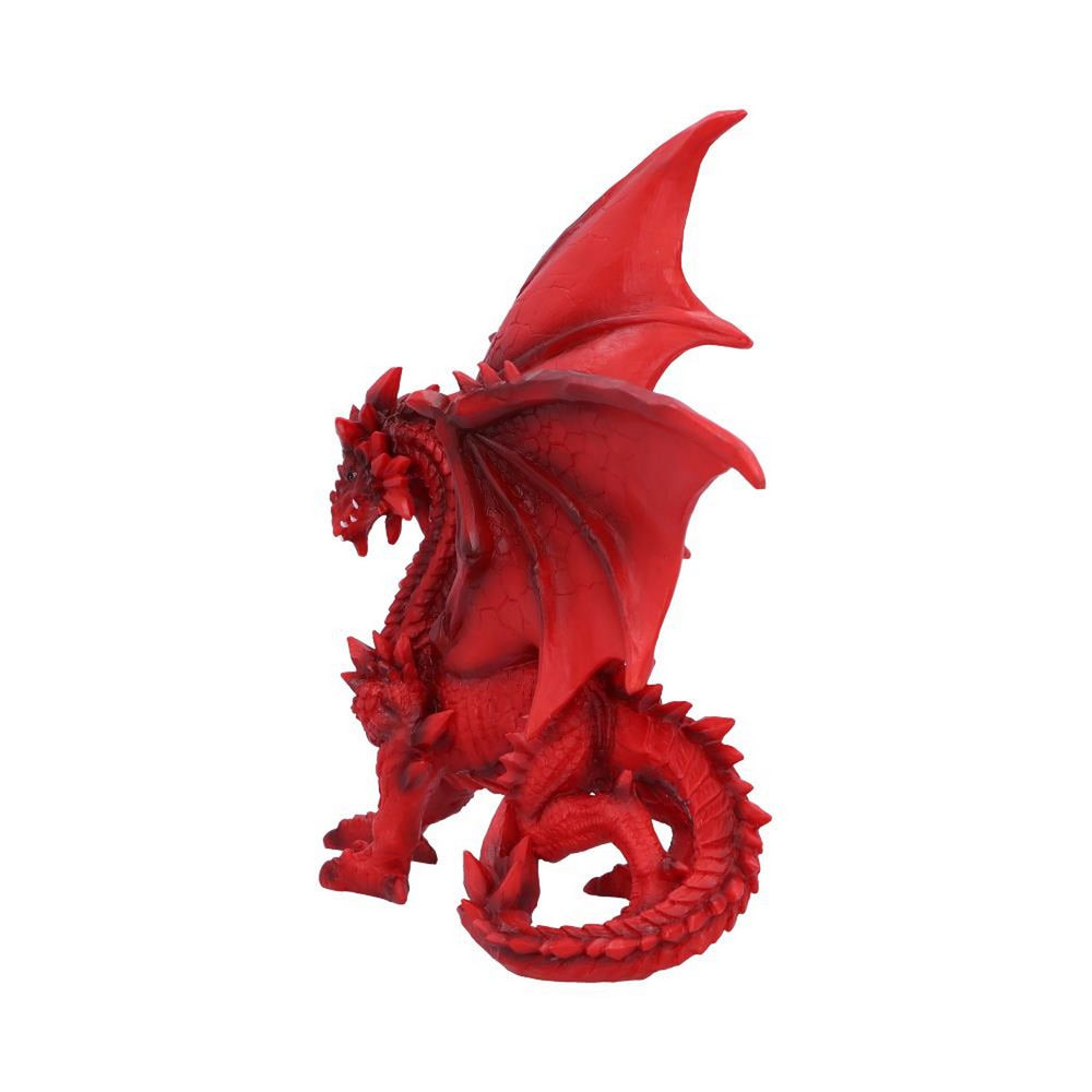 Tailong Red Dragon Figurine 21.5cm U6436X3