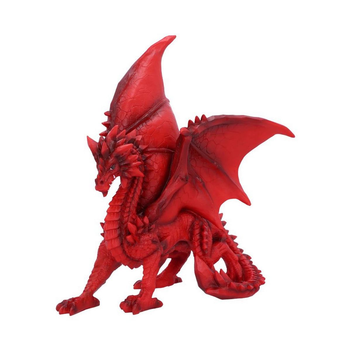 Tailong Red Dragon Figurine 21.5cm U6436X3