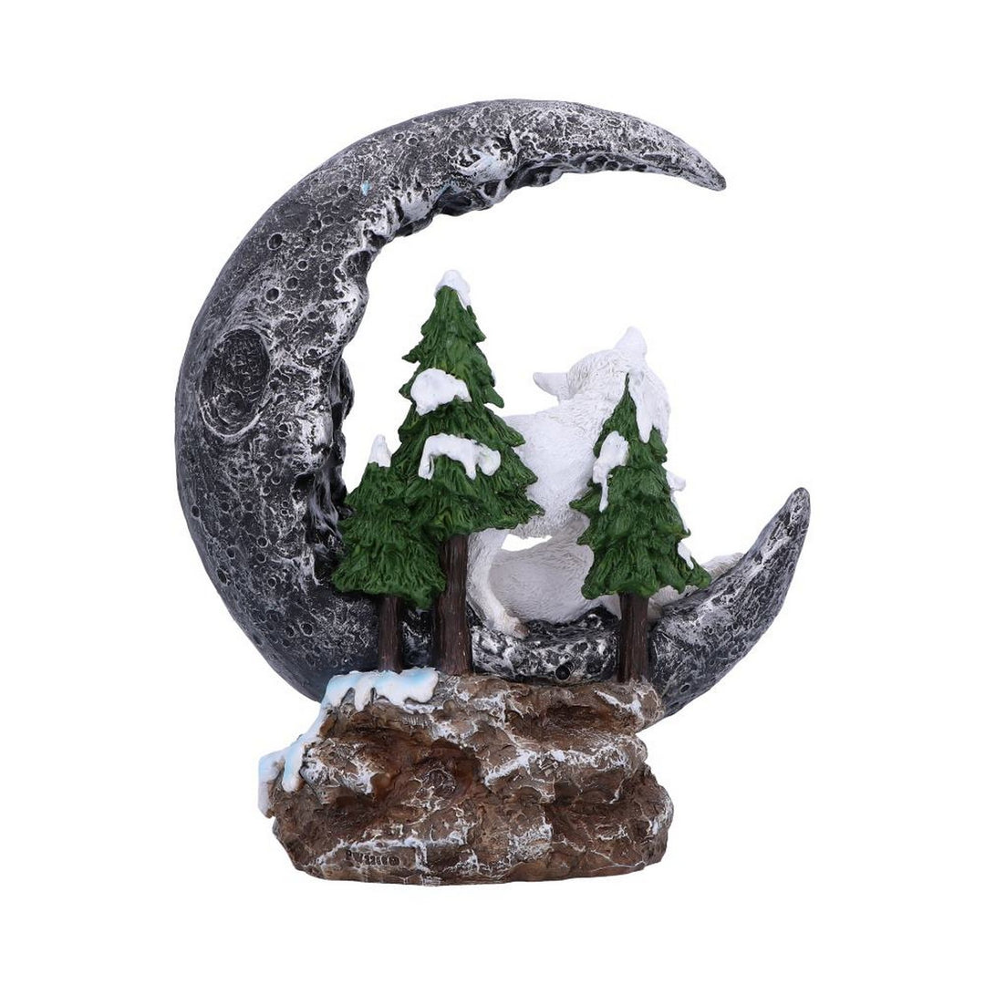 Lunar Companions Wolves Moon Figurine 19.3cm U6441X3