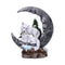 Lunar Companions Wolves Moon Figurine 19.3cm U6441X3