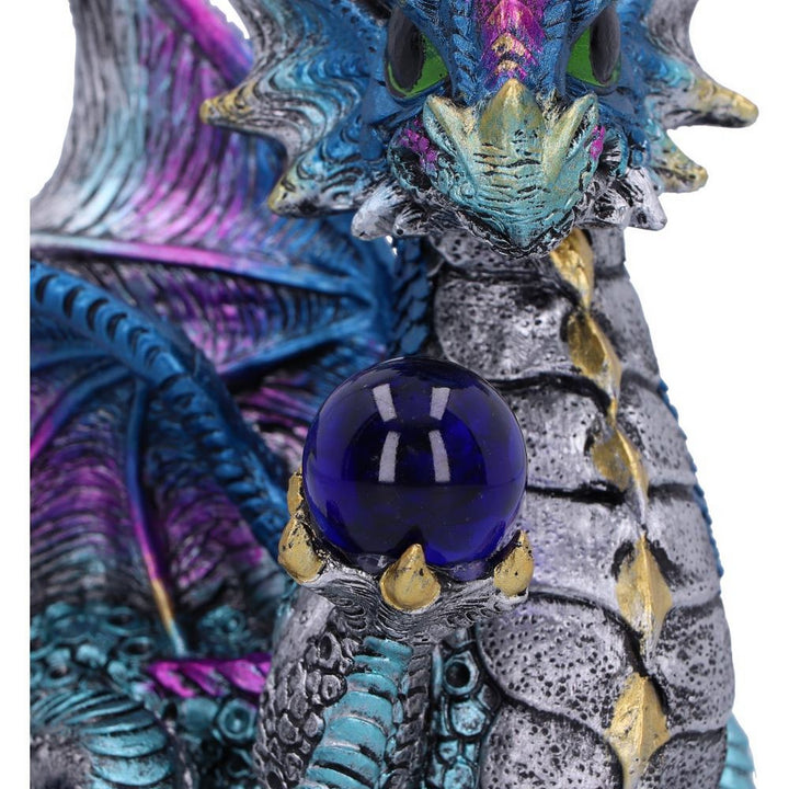 Orb Hoard Dragon Figurine (Blue) U6563Y3