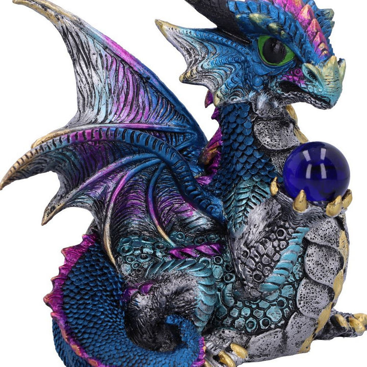 Orb Hoard Dragon Figurine (Blue) U6563Y3