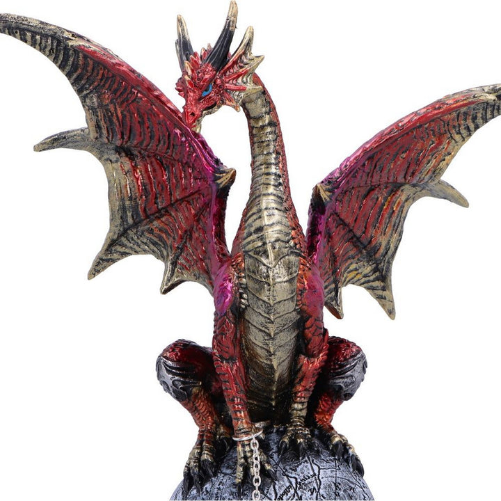 Fate of the World Dragon on Skull Figurine 23cm U6696A24