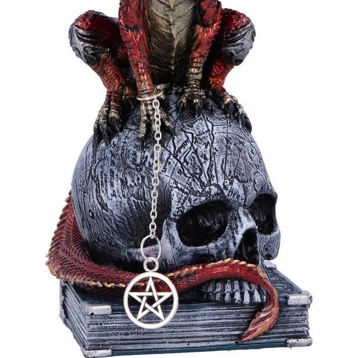 Fate of the World Dragon on Skull Figurine 23cm U6696A24