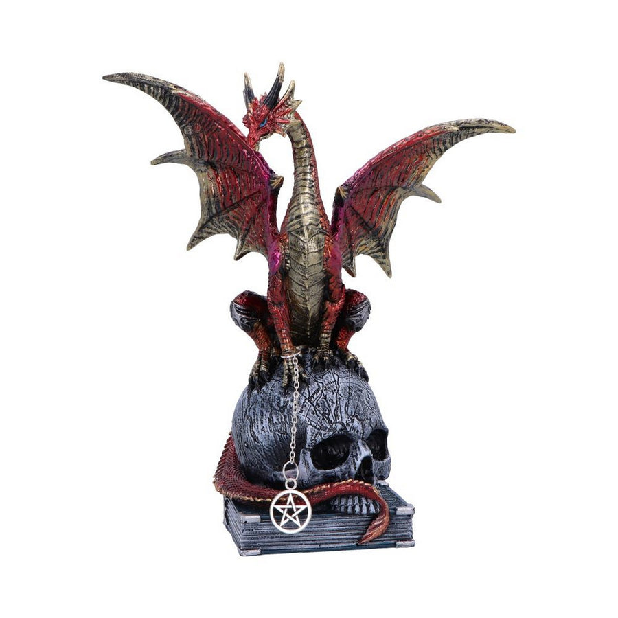 Fate of the World Dragon on Skull Figurine 23cm U6696A24