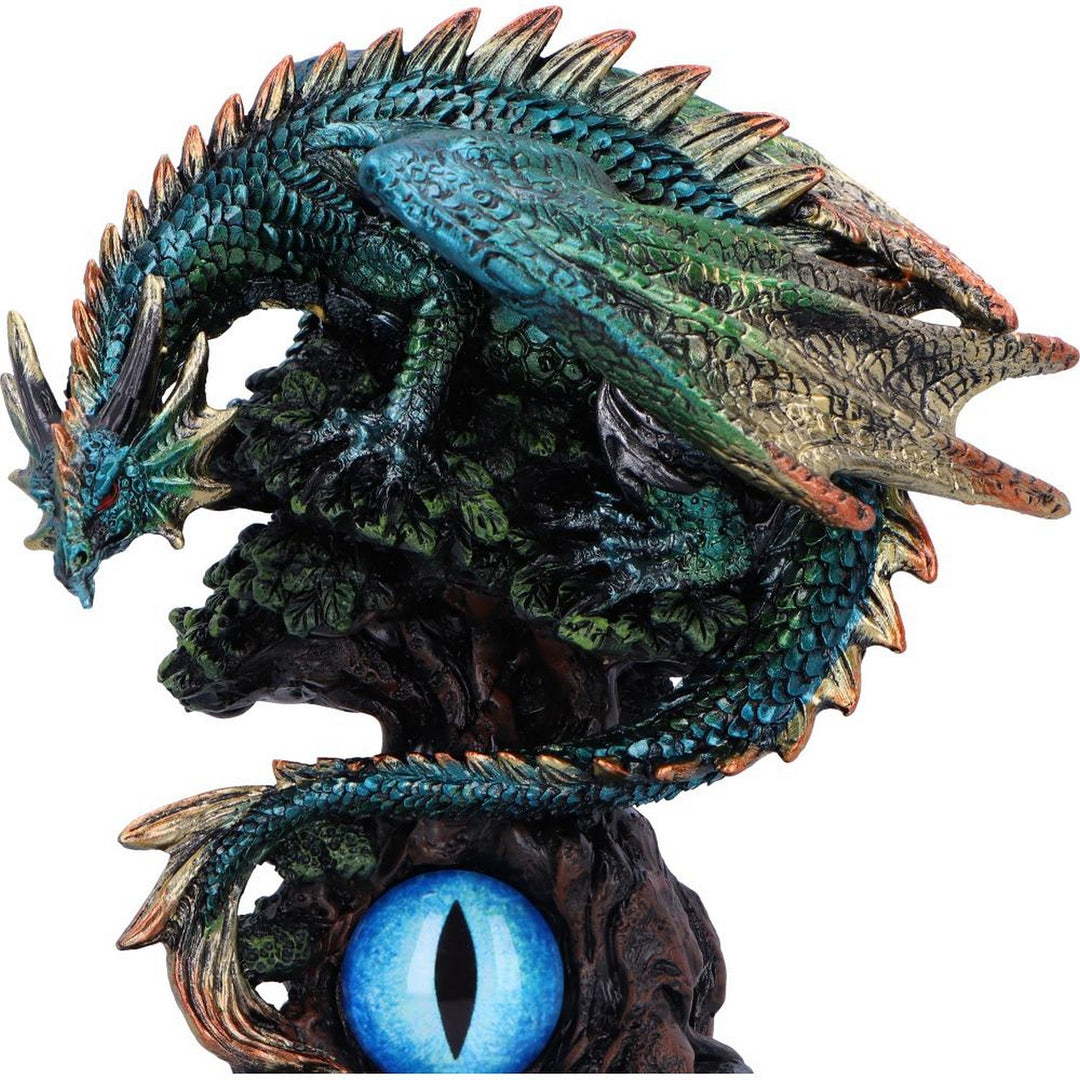 Forest Seer Green Dragon Eye Figurine 16cm U6697A24