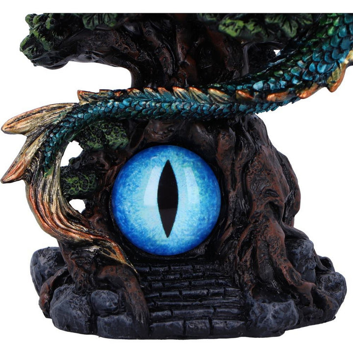 Forest Seer Green Dragon Eye Figurine 16cm U6697A24