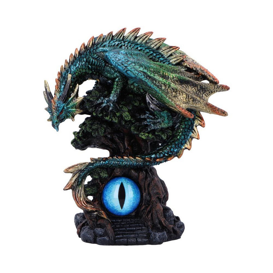 Forest Seer Green Dragon Eye Figurine 16cm U6697A24