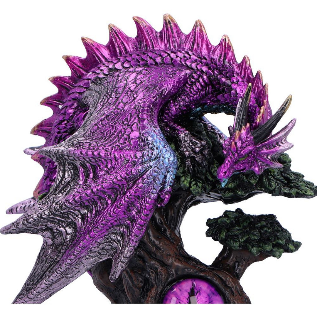 Draconic Seer Purple Dragon Eye Figurine 17cm U6698A24