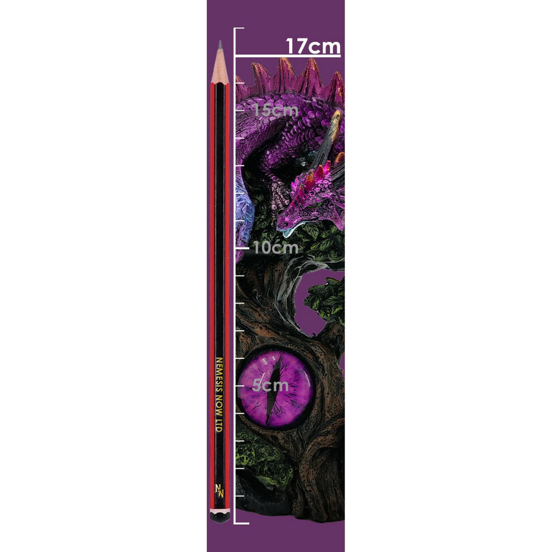 Draconic Seer Purple Dragon Eye Figurine 17cm U6698A24