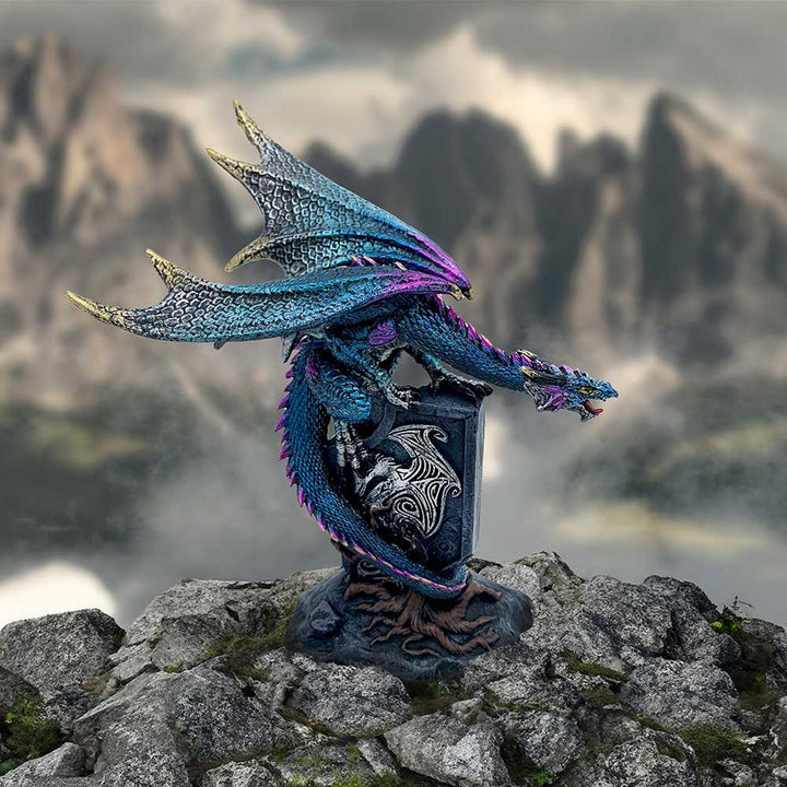 Draconic Dragon on Sigil Figurine 17.5cm U6699A24