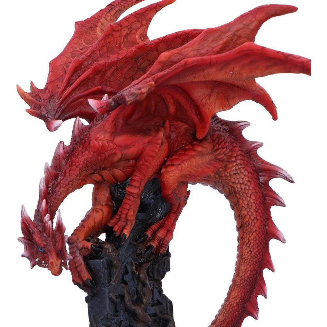 Draconic Roots Red Dragon Figurine 28.5cm U6701A24